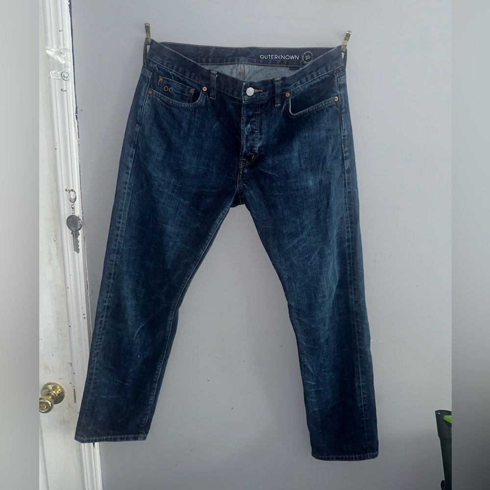 Outerknown Local Straight Fit Raw Selvedge Denim 33x32